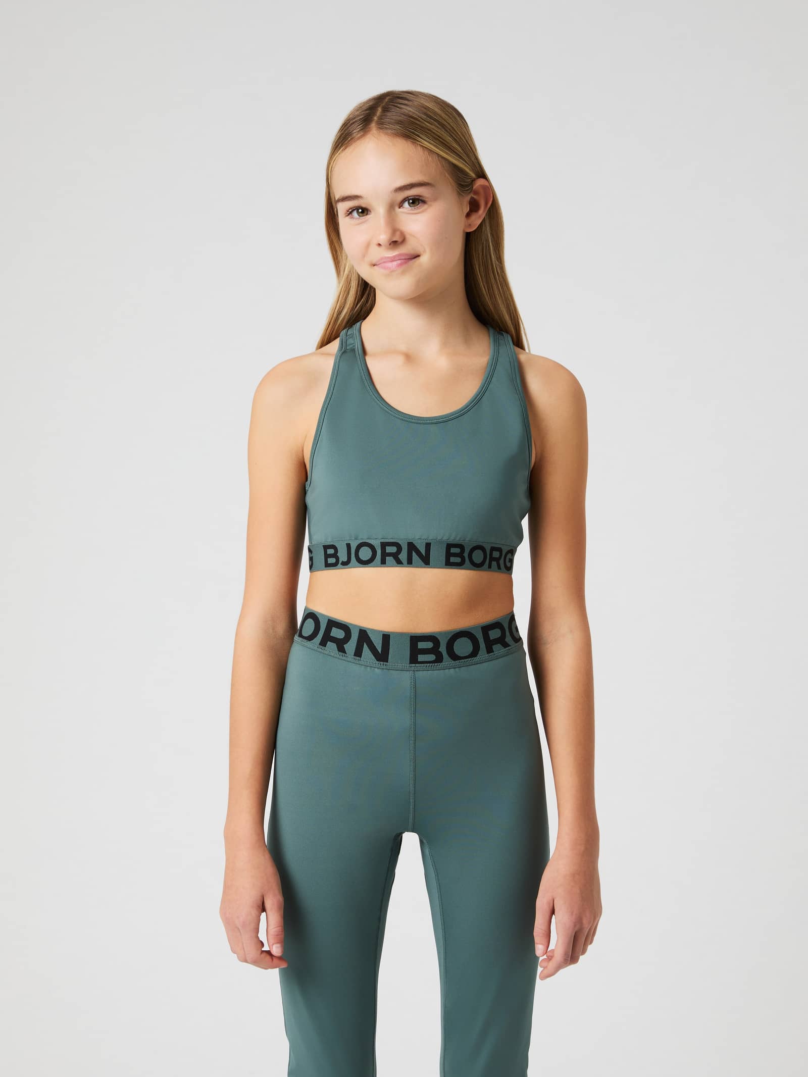 Björn Borg - Borg Sports Top Balsam Green Barn - Image 1