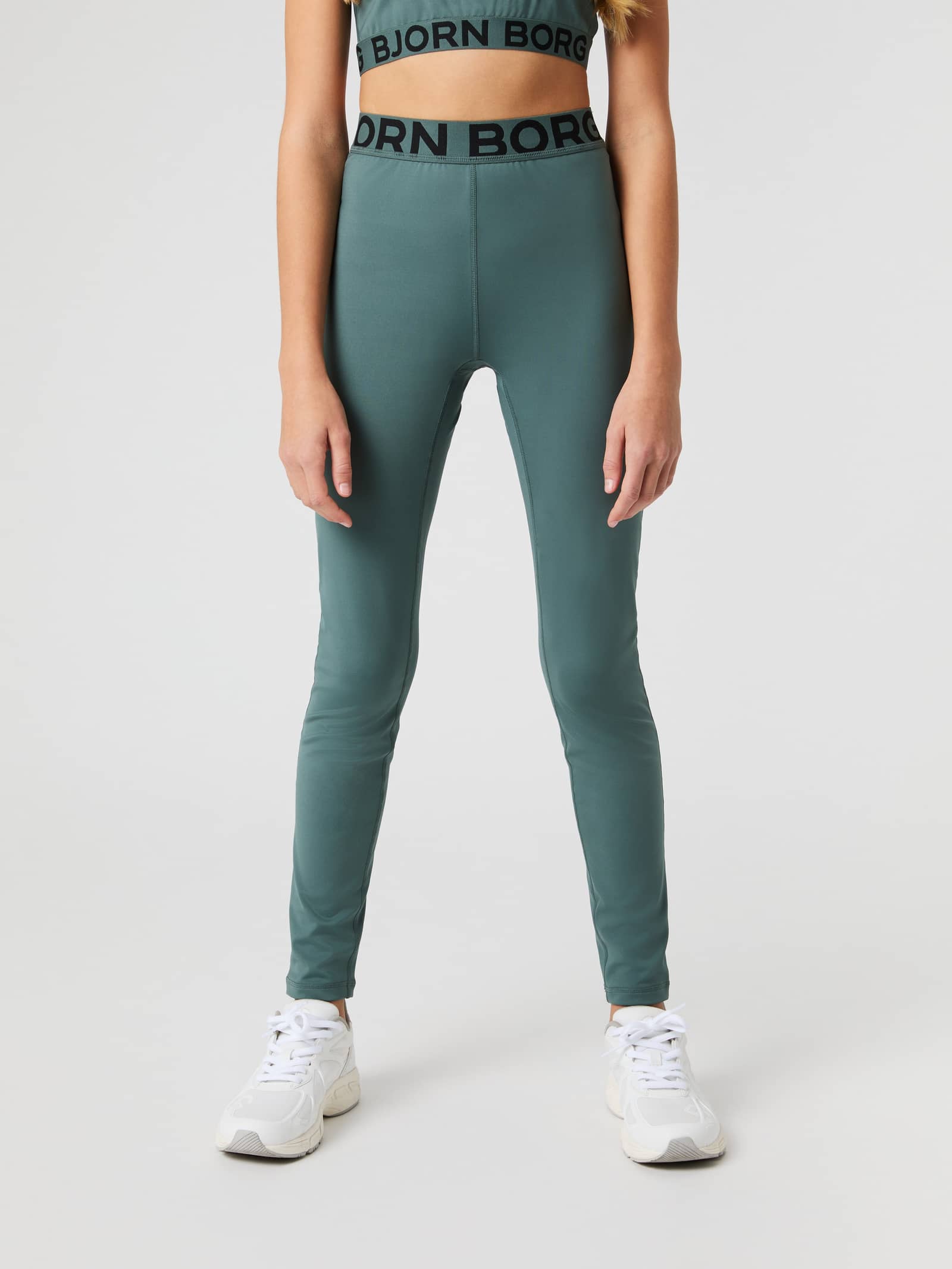 Björn Borg - Borg Leggings Balsam Green Mini Me Collection - Image 1
