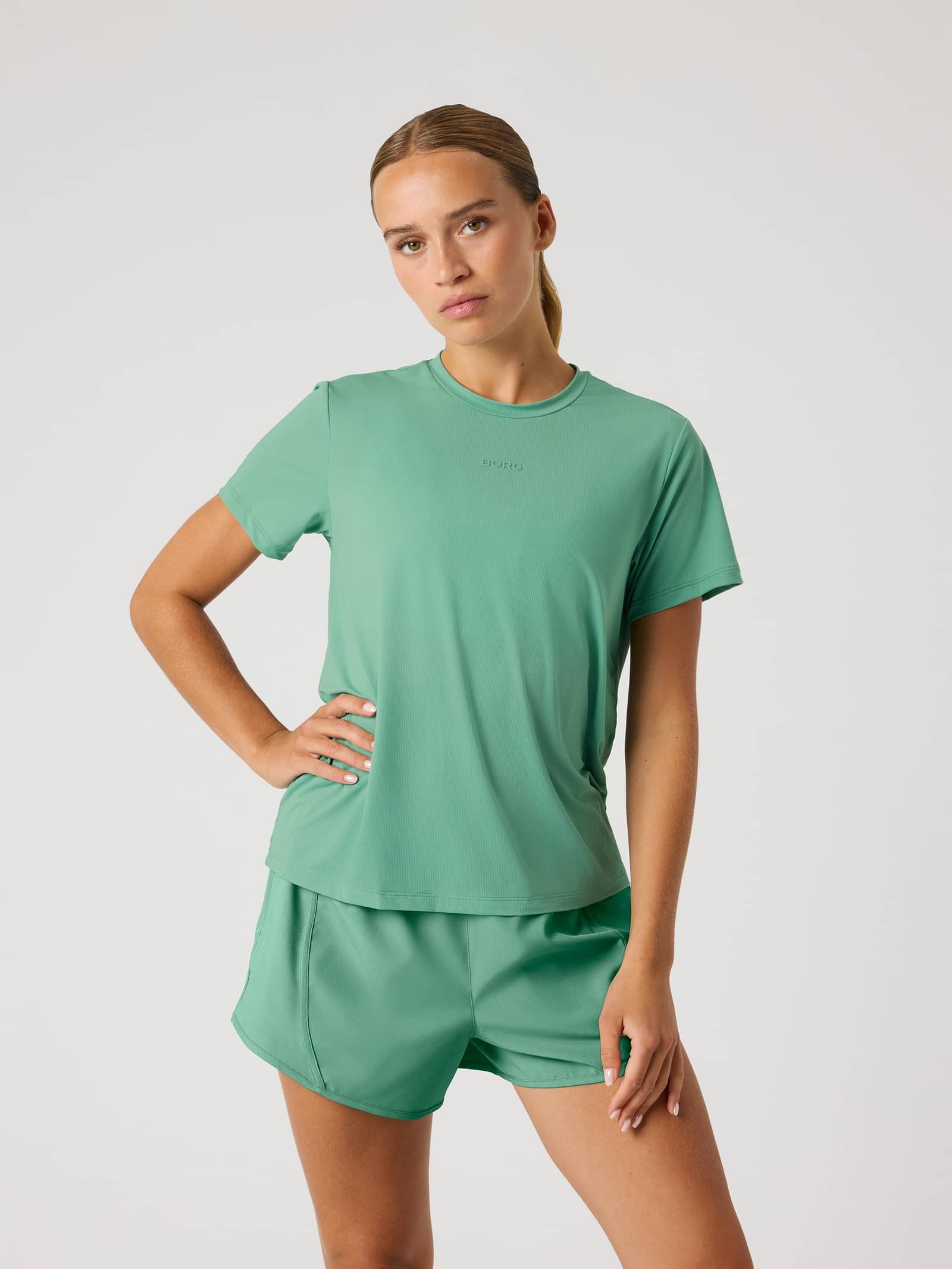 Björn Borg - Borg Sports T-Shirt Malachite Green Dames - Image 1