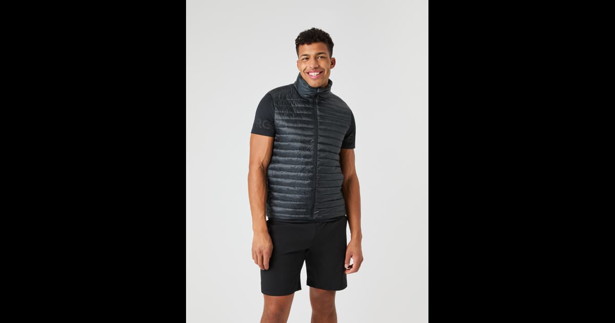 Light Borg Borg Light Padded Vest - Men - Black Beauty | Björn Borg