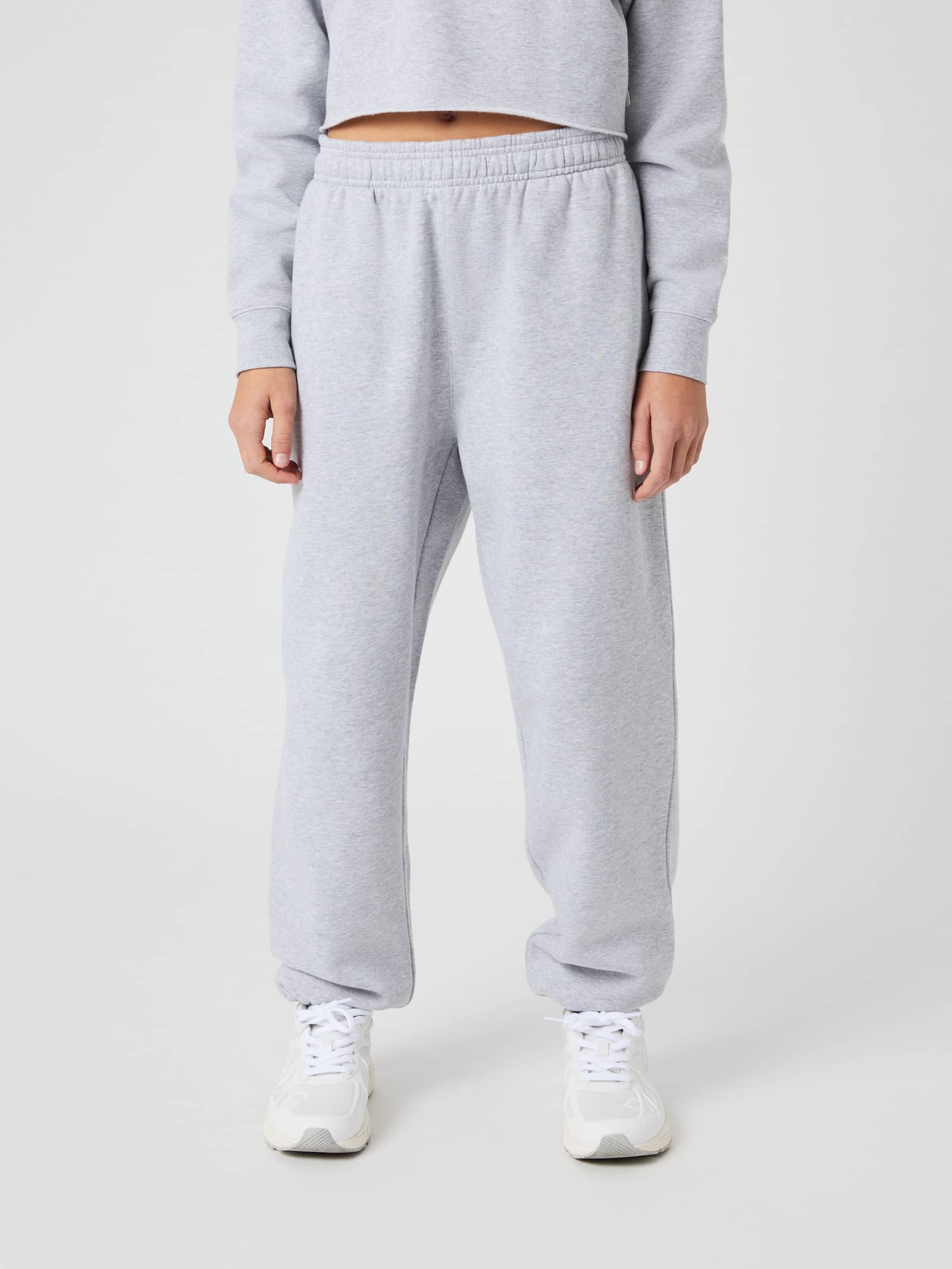 Björn Borg - Borg Oversized Sweatpants Light Grey Melange Mini Me Collection - Image 1