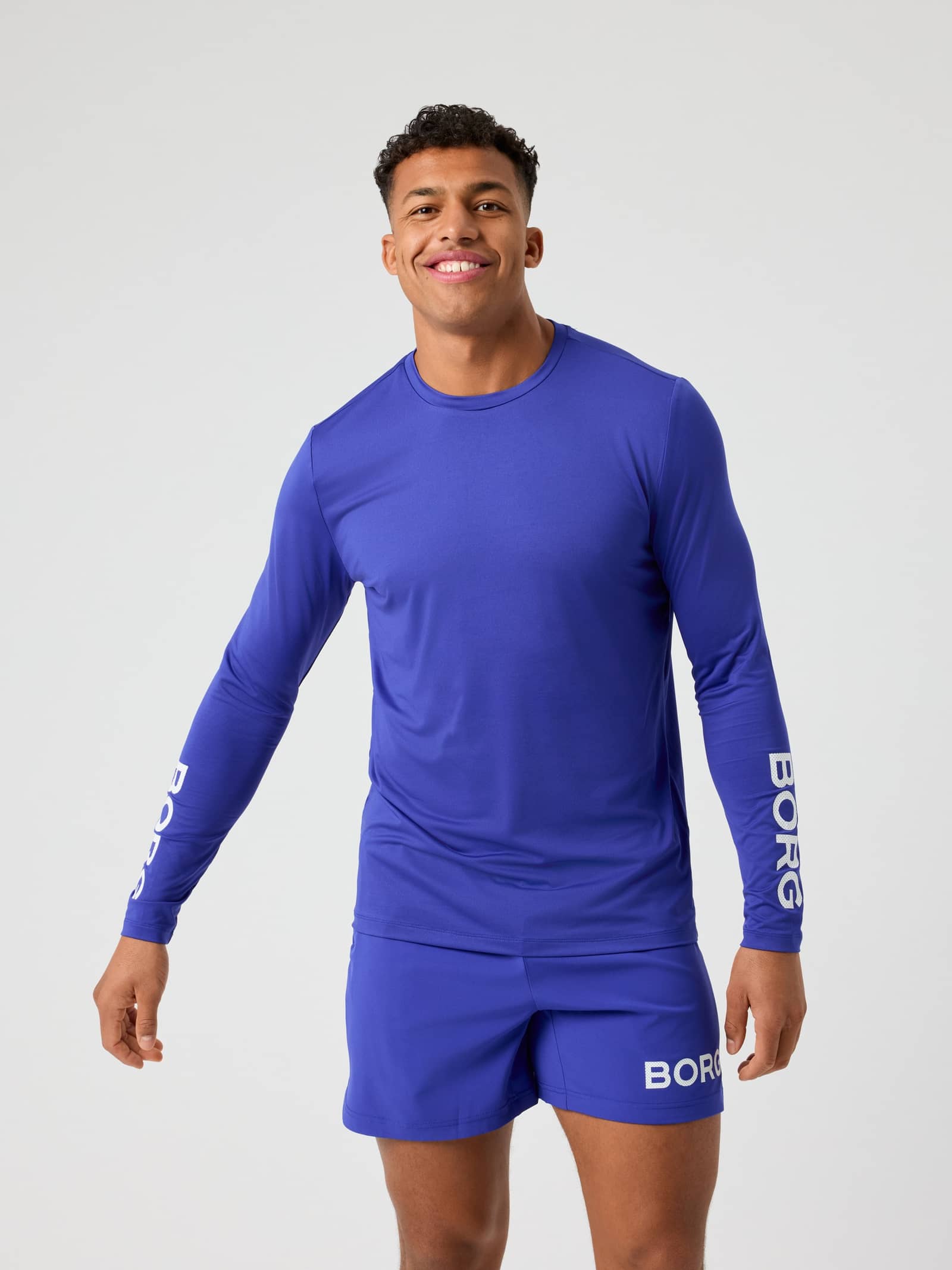 Björn Borg - Borg Long Sleeve T-Shirt Clematis Blue Men - Image 1