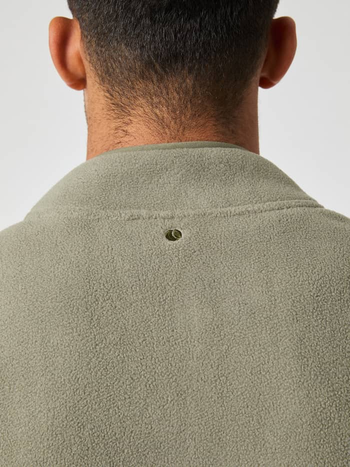 Björn Borg - Borg Full Zip Fleece Dusty Olive - Image 4