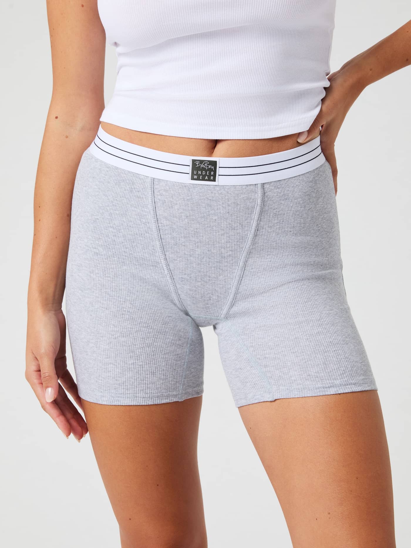 Björn Borg - Original Rib Boxers Gråmelerad Dam - Image 1