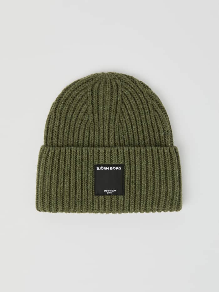 Björn Borg - Centre Knit Beanie Dusty Olive