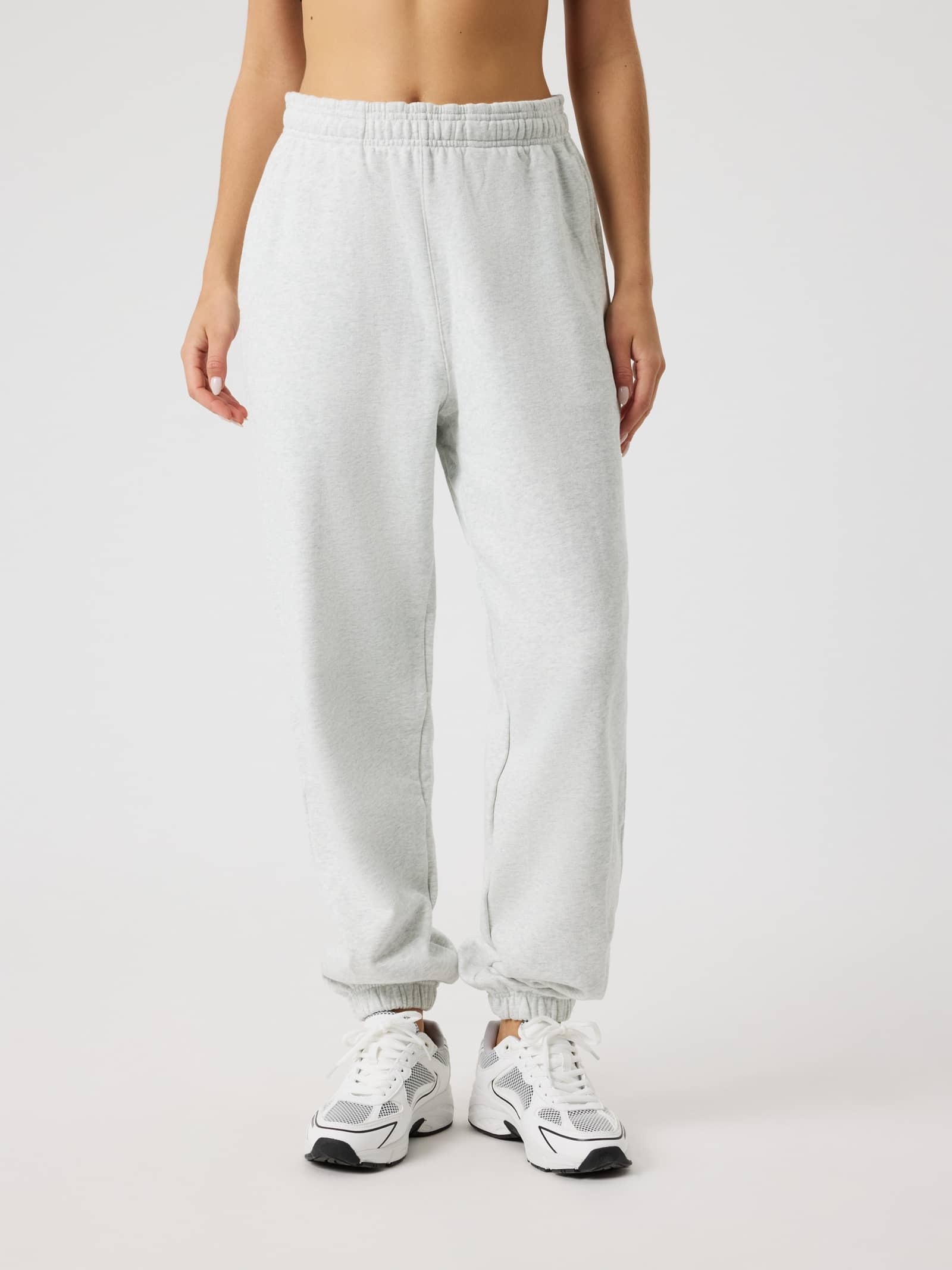 Björn Borg - Studio Oversized Sweatpants Ultra Light Grey Melange Women - Image 1
