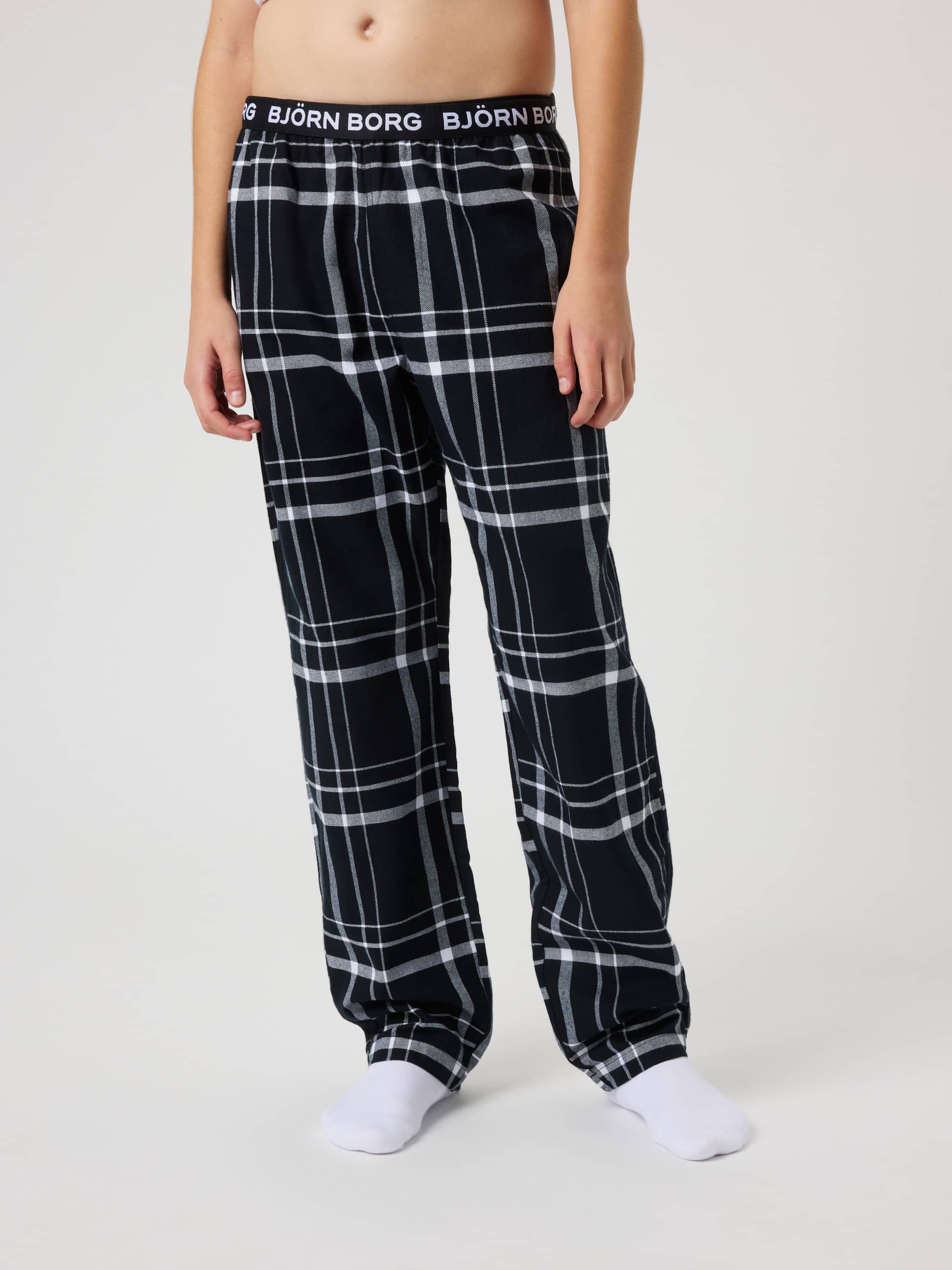 Core Flannel Pyjama Pants - Kids - Lounge Pattern | Björn Borg