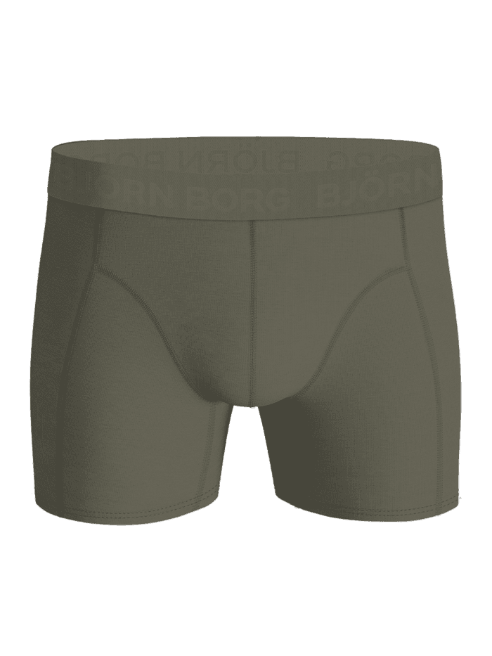Cotton Stretch Boxers 3-pack vert en coton extensible pour homme avec coupe fonctionnelle et logo ton sur ton. - Image 5