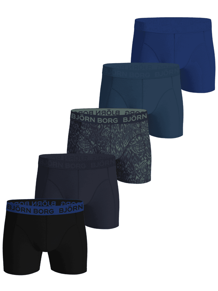 Björn Borg - Cotton Stretch Boxers 5-pack Multi