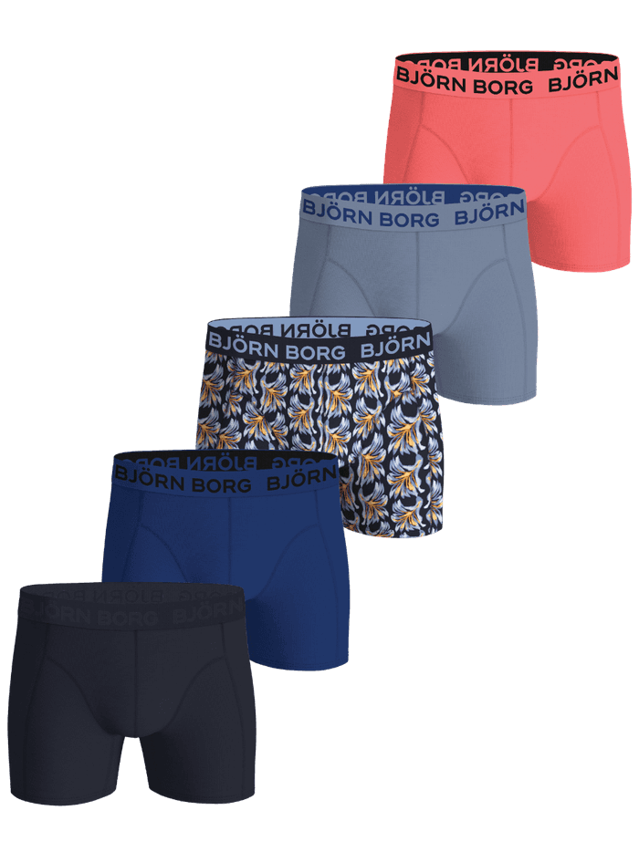 Björn Borg - Cotton Stretch Boxers 5-pack Multi