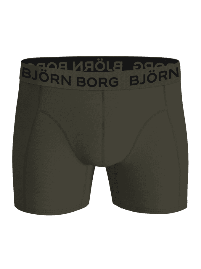 Cotton Stretch Boxers 12-pack in Grün mit schwarzem Logo-Bund aus funktionalem Baumwollstretch für Herren. - Image 4
