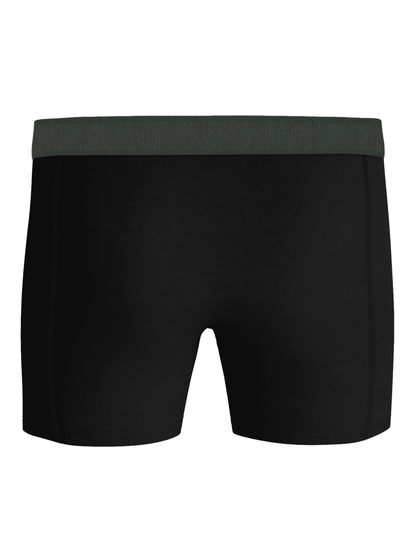 Back view of black Björn Borg Organic Cotton Stretch Boxers 2-pack, featuring functional stretch-blend boxer briefs. - Image 3