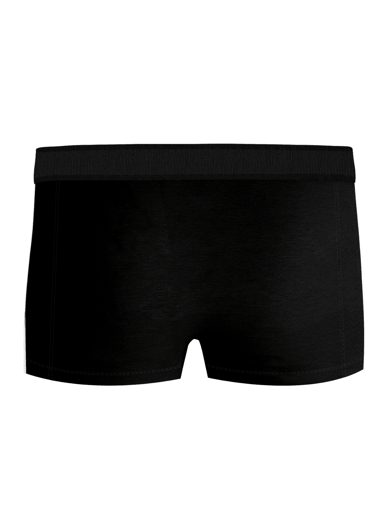 Organic Cotton Stretch Trunks 3-pack i sort set bagfra i blød økologisk bomuld med logo-elastik. - Image 3
