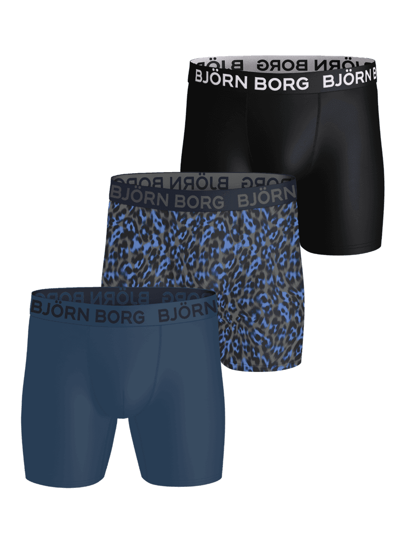 Sports Microfiber Boxers 3-pack