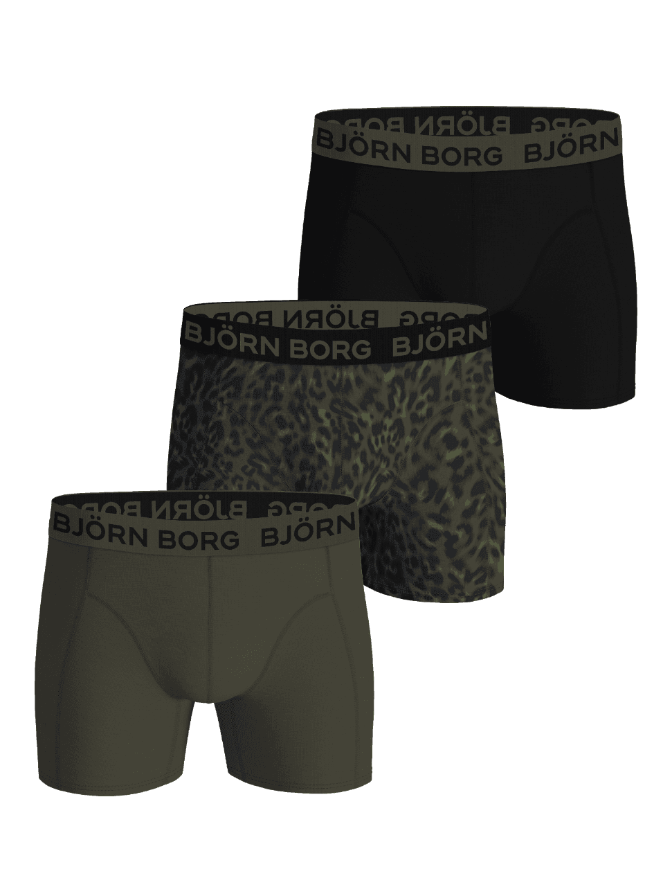 Björn Borg - Cotton Stretch Boxers 3-pack Multi Kinderen - Image 1