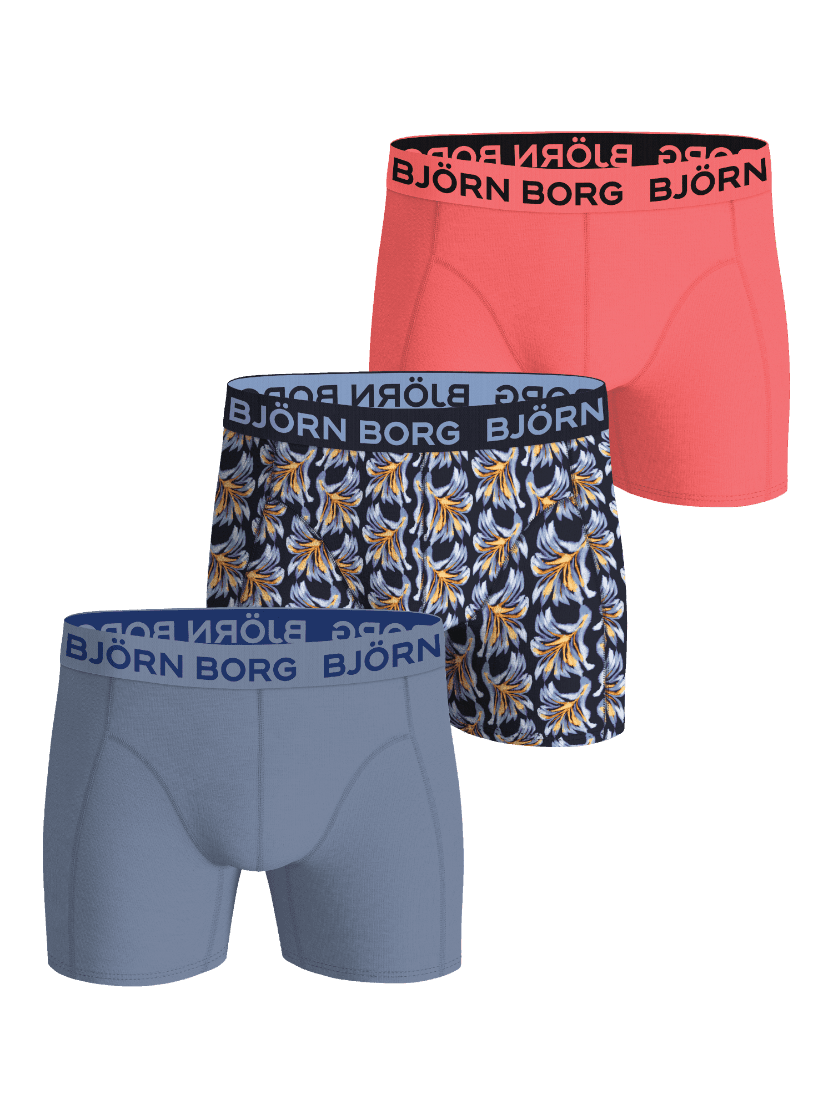 Björn Borg - Cotton Stretch Boxers 3-pack Multi Kinderen - Image 1