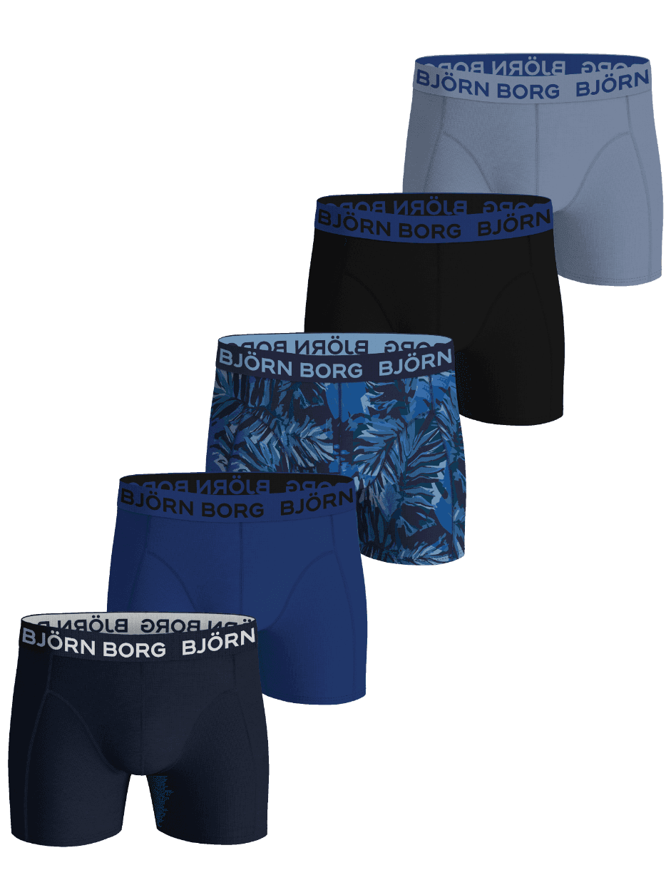 Björn Borg - Cotton Stretch Boxers 5-pack Multi Kids - Image 1