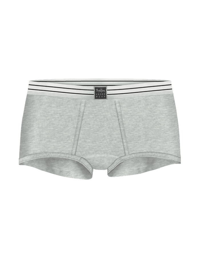 Original Boxers Shorts 2-pack in Grau aus weichem Bio-Baumwoll-Stretch mit elastischem Logo-Bund für eine bequeme Passform. - Image 3