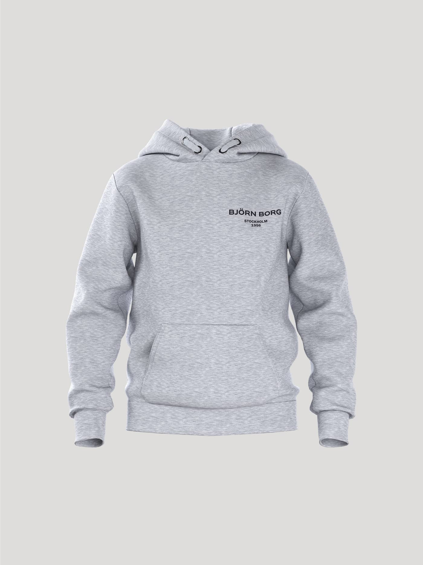 Björn Borg - Borg Essential 1 Hoodie Gråmelerad Mini Me Collection - Image 1