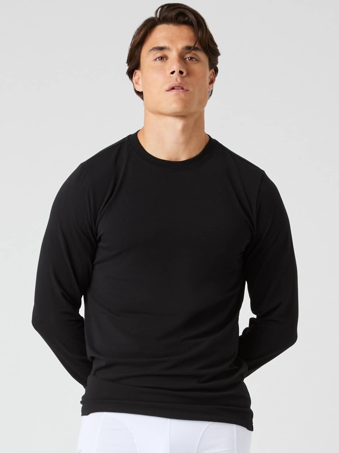 Björn Borg - Core Slim Long Sleeve T-Shirt 2-pack Black Men - Image 2