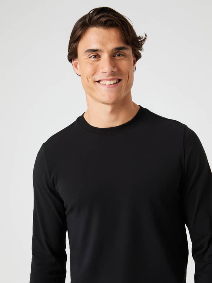 Björn Borg - Core Slim Long Sleeve T-Shirt 2-pack Black