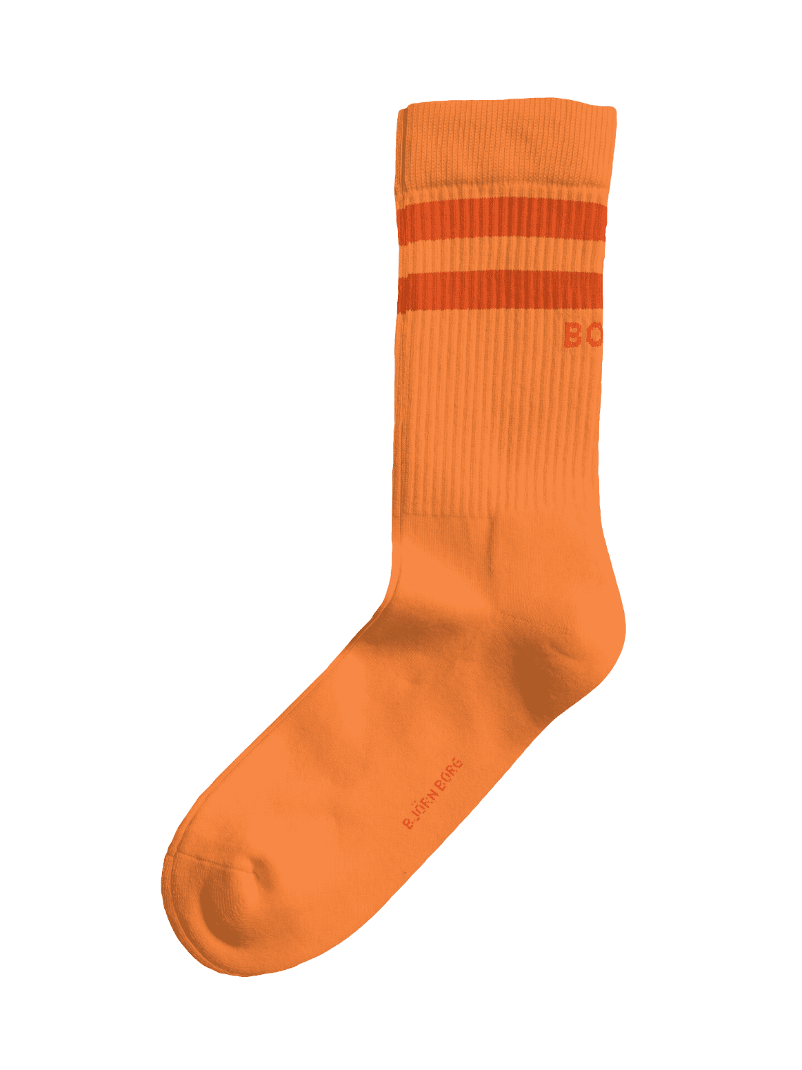 Core Crew Socks 3-pack Björn Borg orange en mélange de coton côtelé avec rayures pour les loisirs. - Image 4