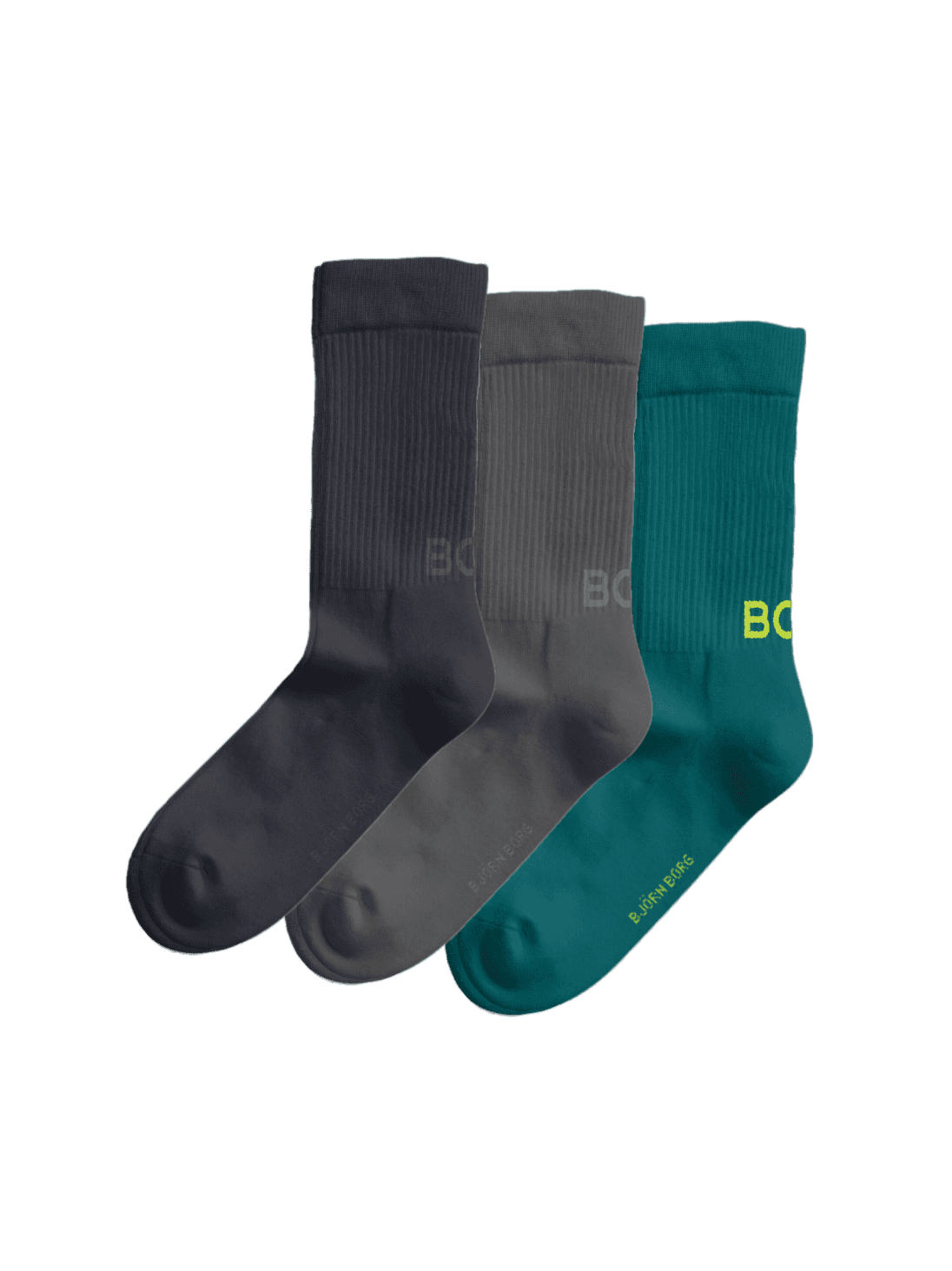 Björn Borg - Core Crew Polyamide Socks 3-pack Multi Dam - Image 1
