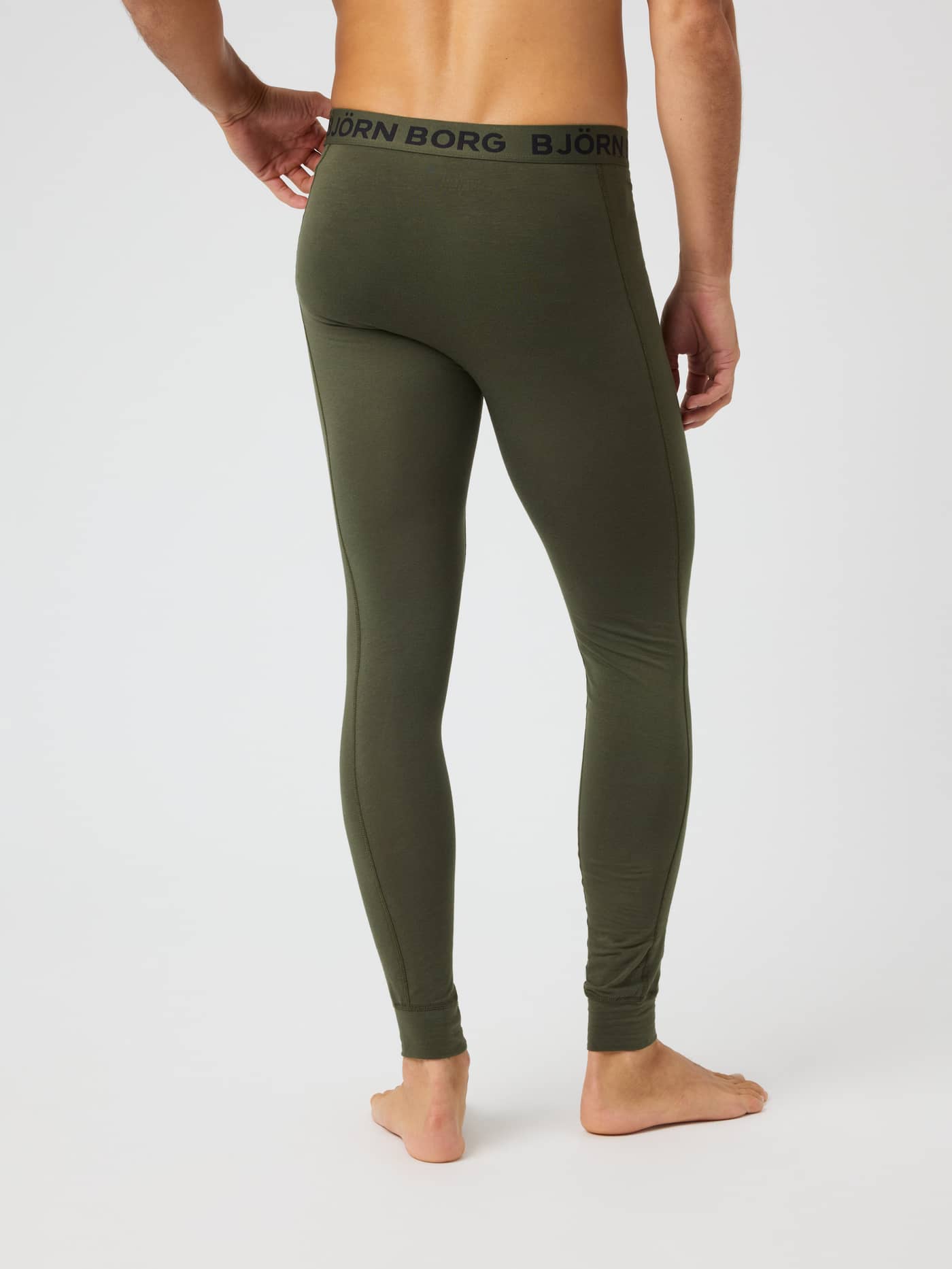 Björn Borg - Cotton Stretch Long Johns 1-pack Forest Night Men - Image 2