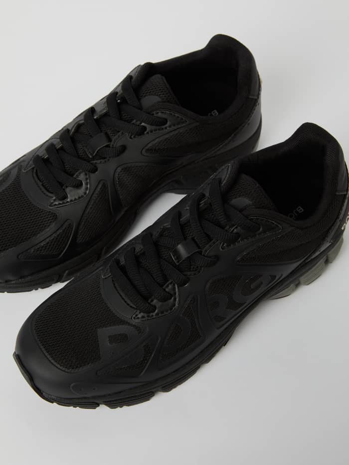 Men's Prime Tech Sneakers in zwart van nylon en TPU met een zwart BORG-logo voor hardloopprestaties. - Image 2