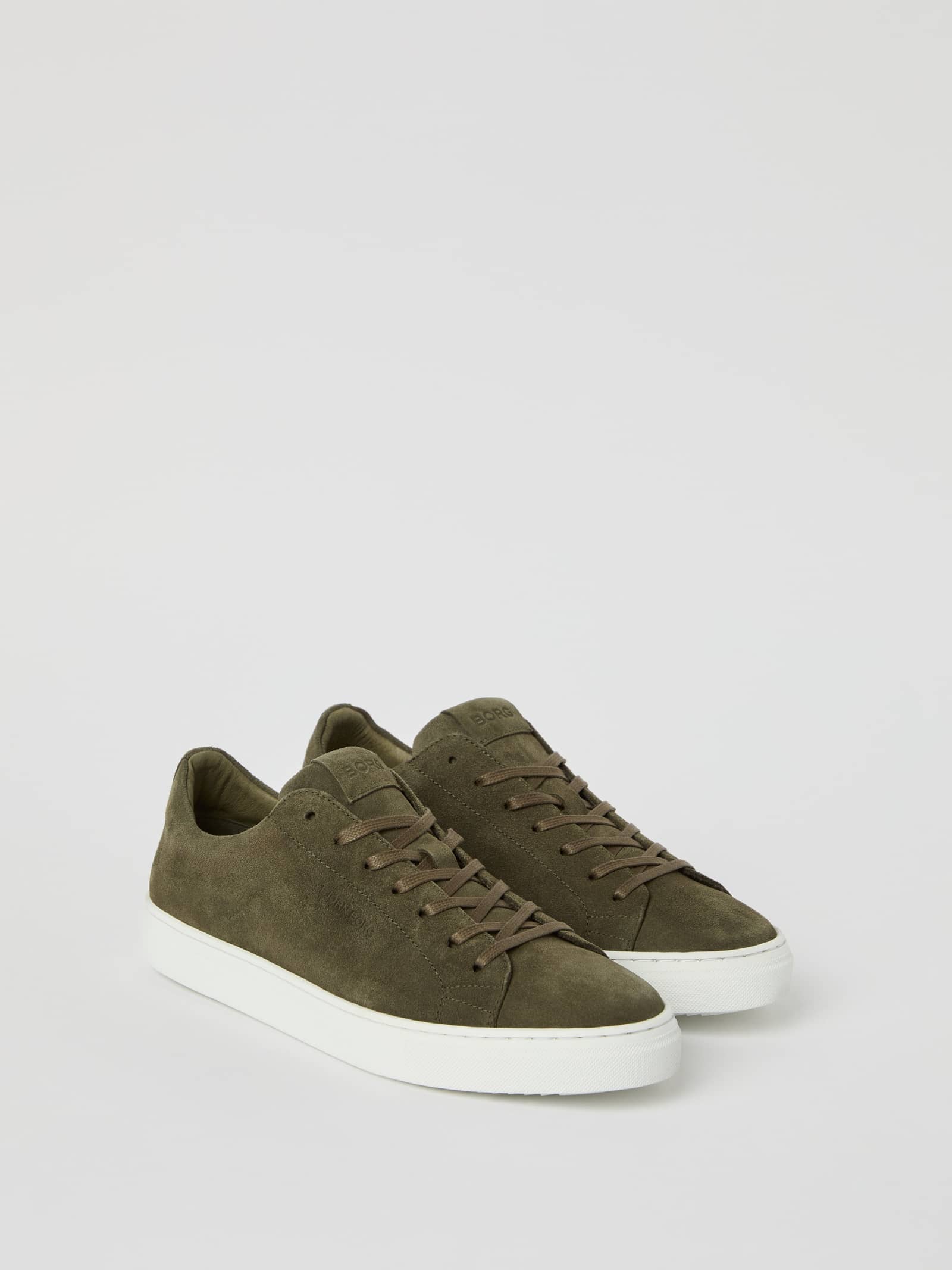 Björn Borg - Men's Classic Suede Sneakers Olivgrön Herr - Image 1