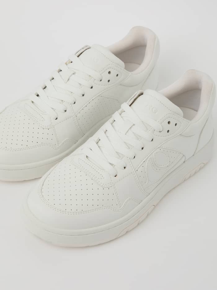 Men's Ollie Waterbased Sneakers in wit van PU op waterbasis en rundsuède voor een mix van stijl en functie. - Image 2