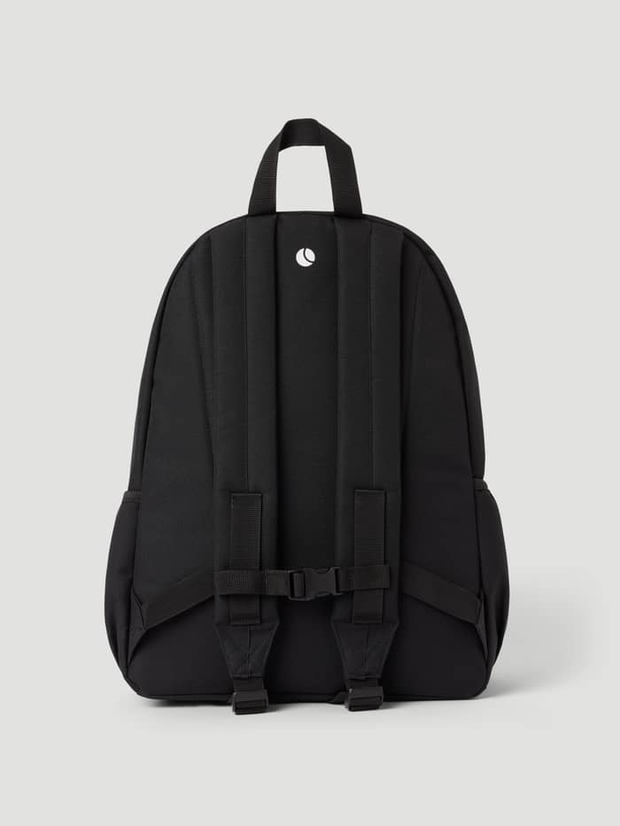 Borg Junior Backpack 15L i Black Beauty (Sort) til børn set bagfra i polyester med hvidt logo. - Image 2