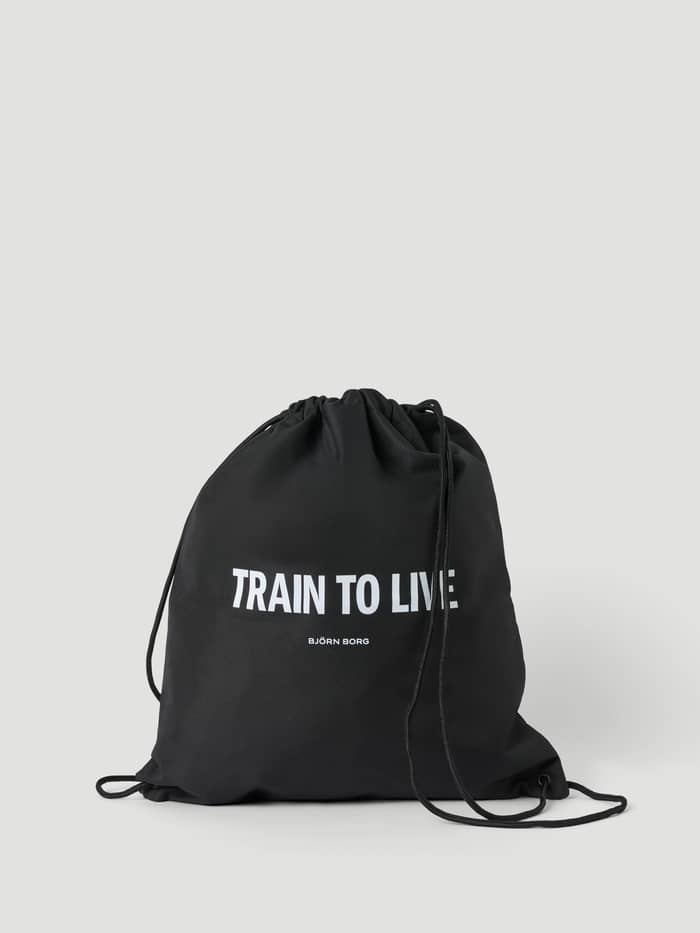 Björn Borg - Borg Logo Drawstring Bag Black Beauty
