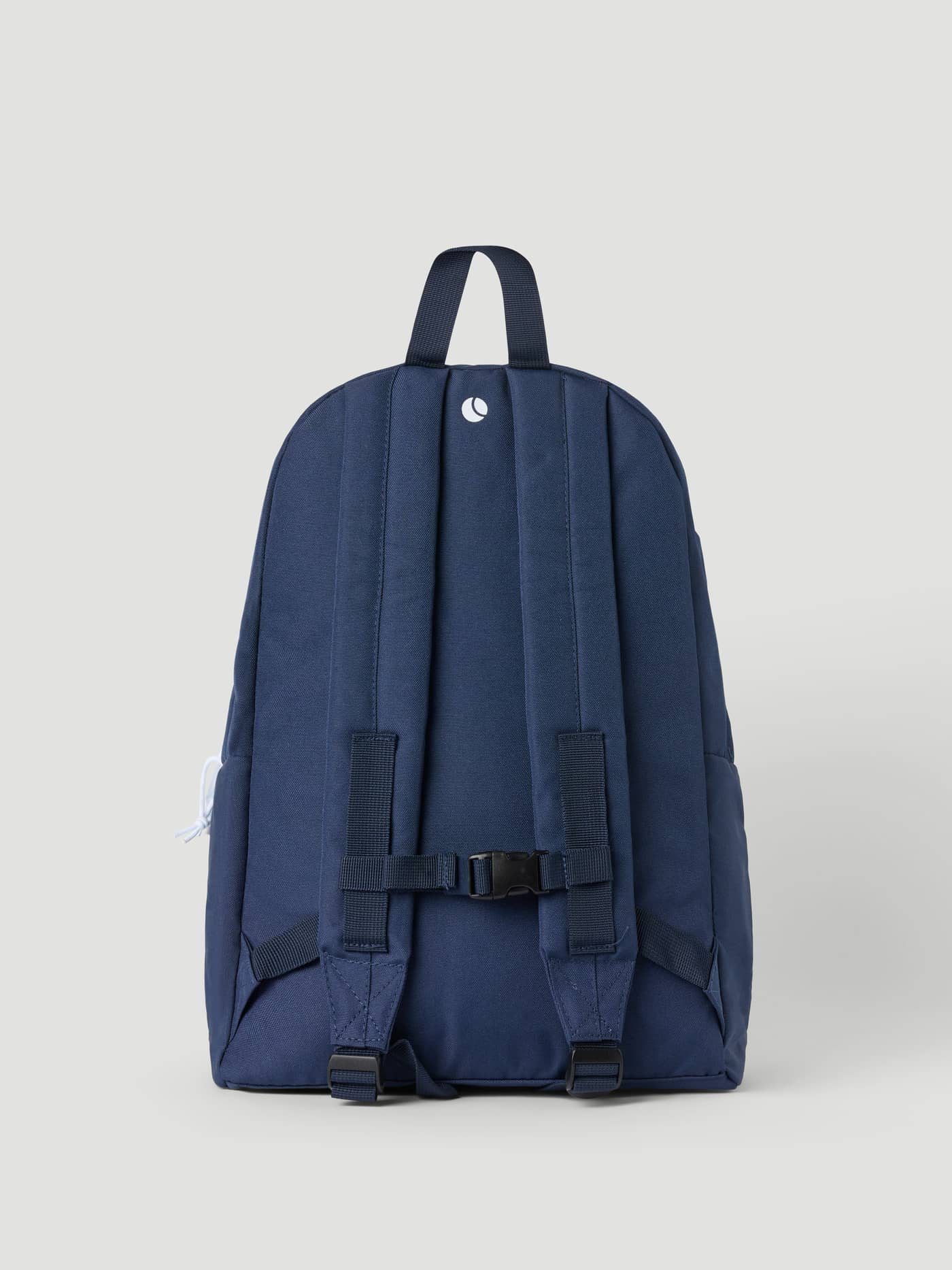 Back view of the Björn Borg Logo Backpack 20L in Estate Blue (Blue) with a white logo, crafted for training performance. - Image 2