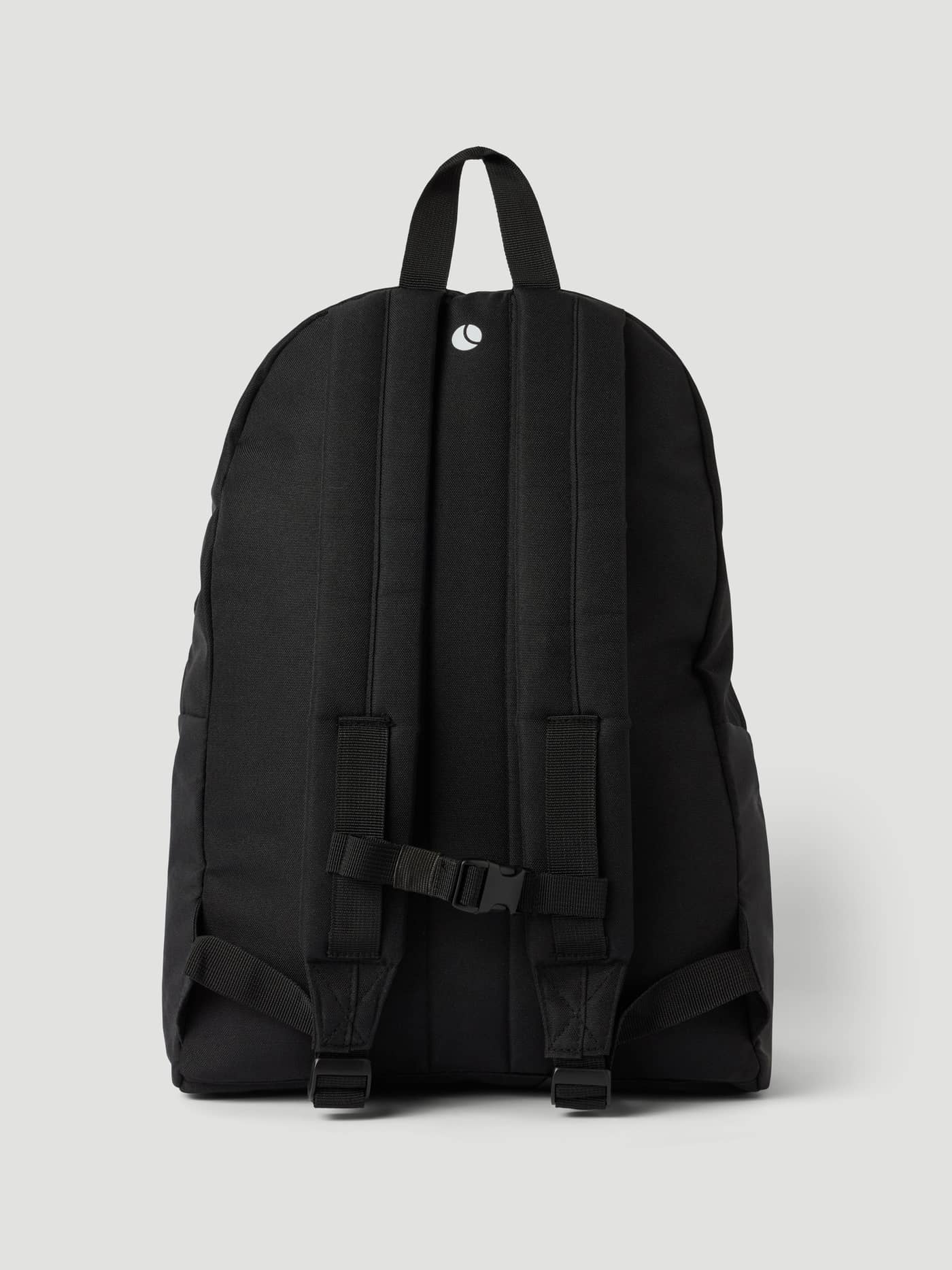 Back view of the recycled polyester Borg Logo Backpack 20L in Black Beauty (Black) designed for training. - Image 2