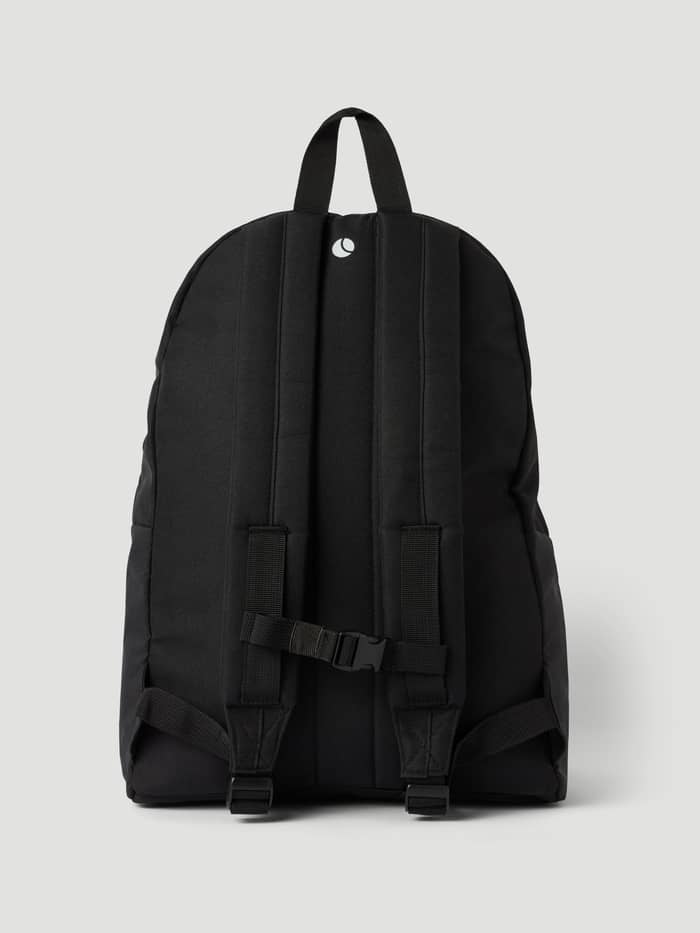 Back view of the recycled polyester Borg Logo Backpack 20L in Black Beauty (Black) designed for training. - Image 2