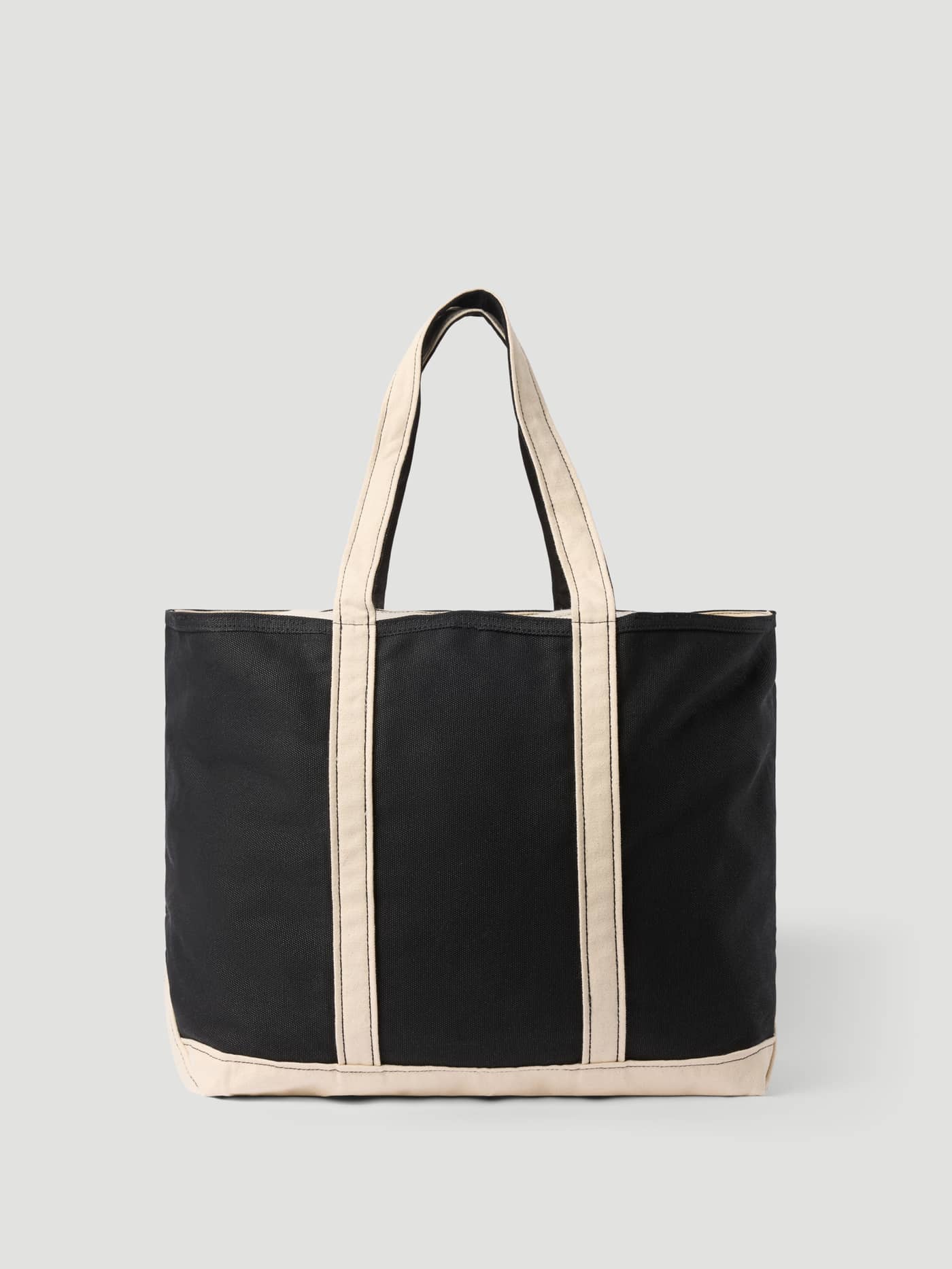 Front view of the Ace Canvas Tote 30L in Black Beauty (Black), a durable 100% cotton canvas bag for tennis. - Image 2