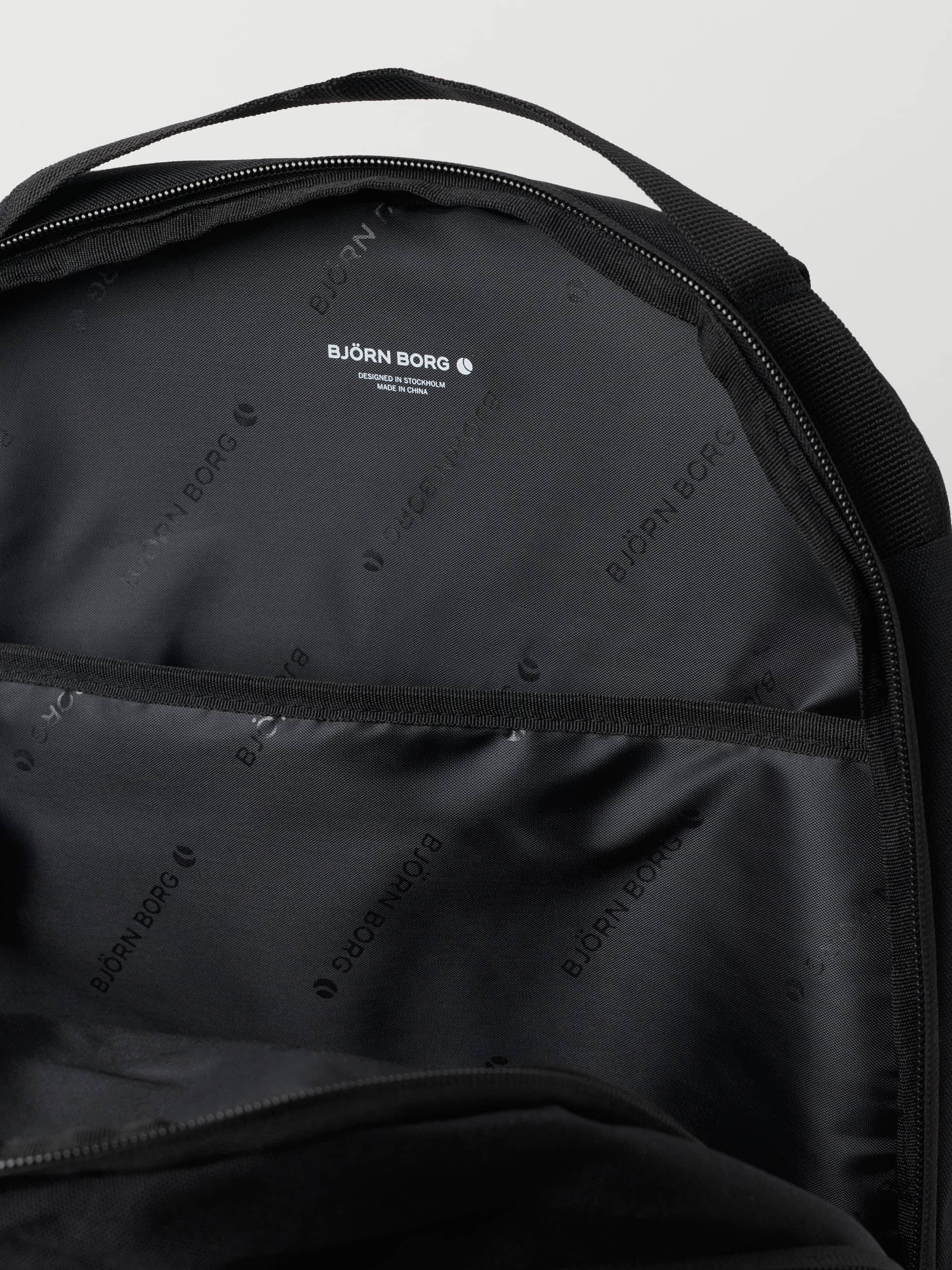 Borg Logo Backpack 28L - Unisex - Black Beauty | Björn Borg