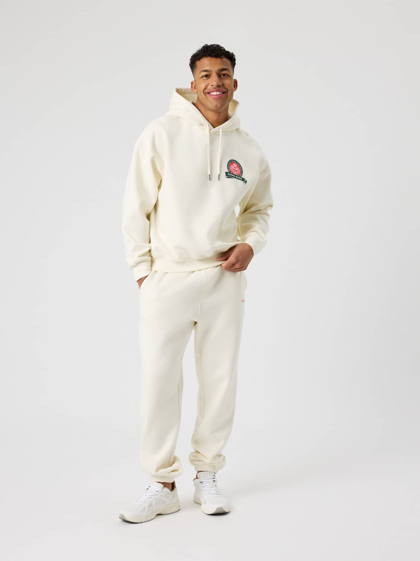 Björn Borg - Borg Oversized Hoodie Tofu Heren - Image 4