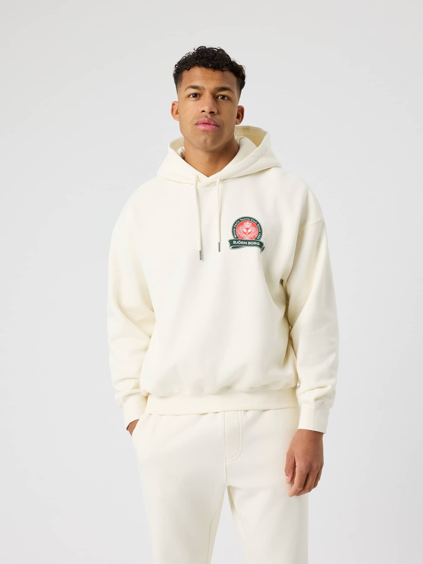 Björn Borg - Borg Oversized Hoodie Tofu Heren - Image 2
