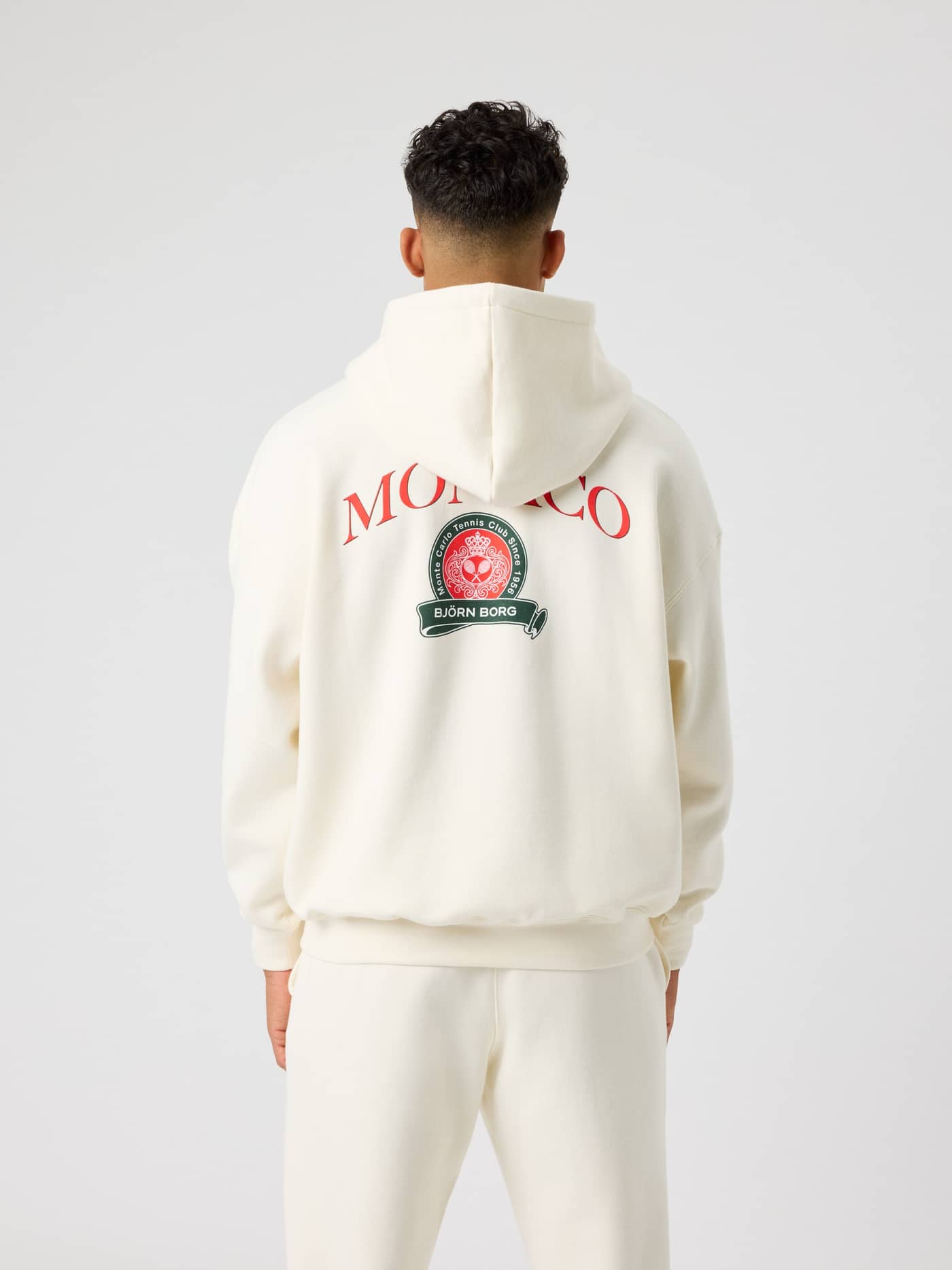 Björn Borg - Borg Oversized Hoodie Tofu Heren - Image 3
