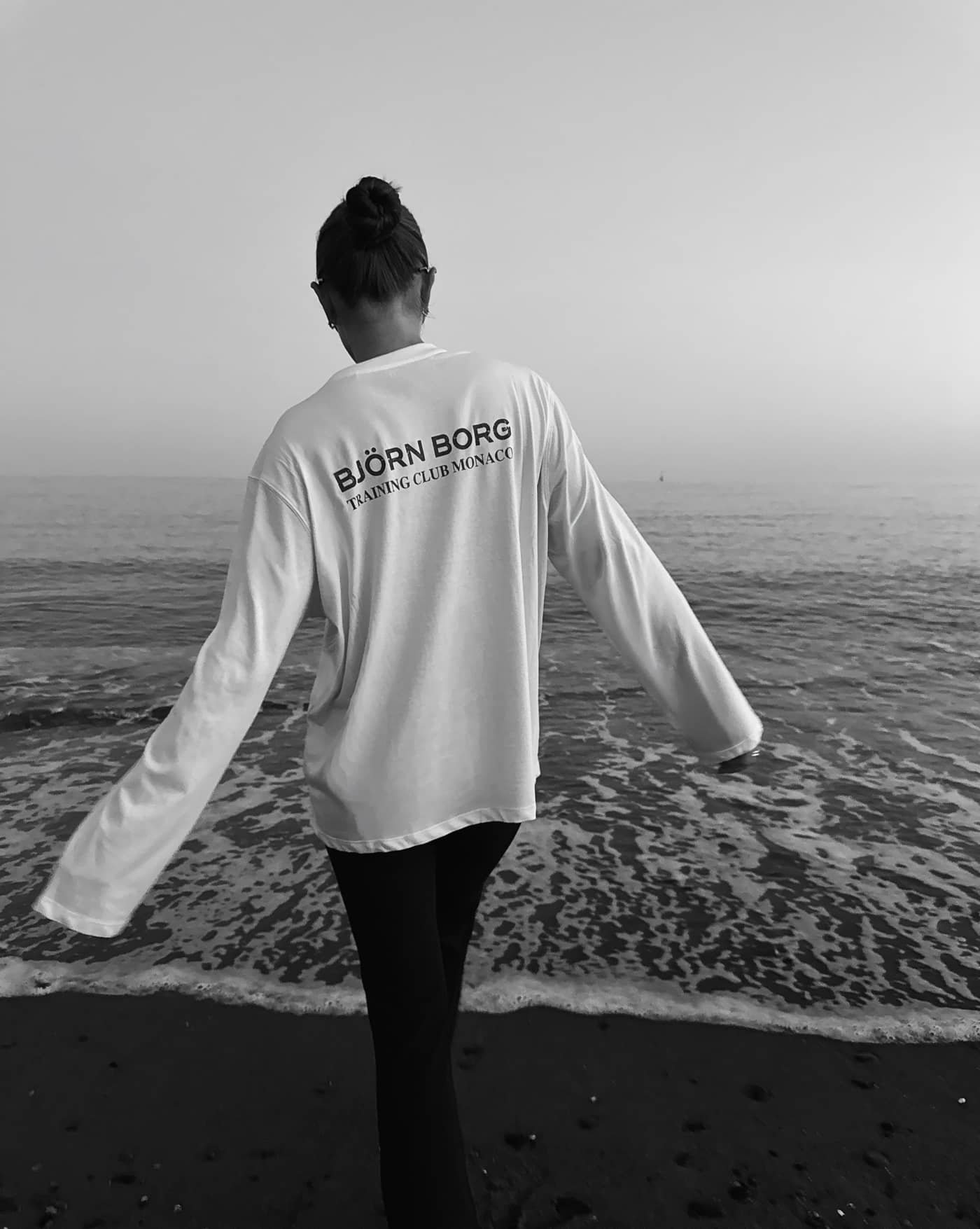 Björn Borg - Studio Oversized Longsleeve T-Shirt Tofu Dames - Image 1