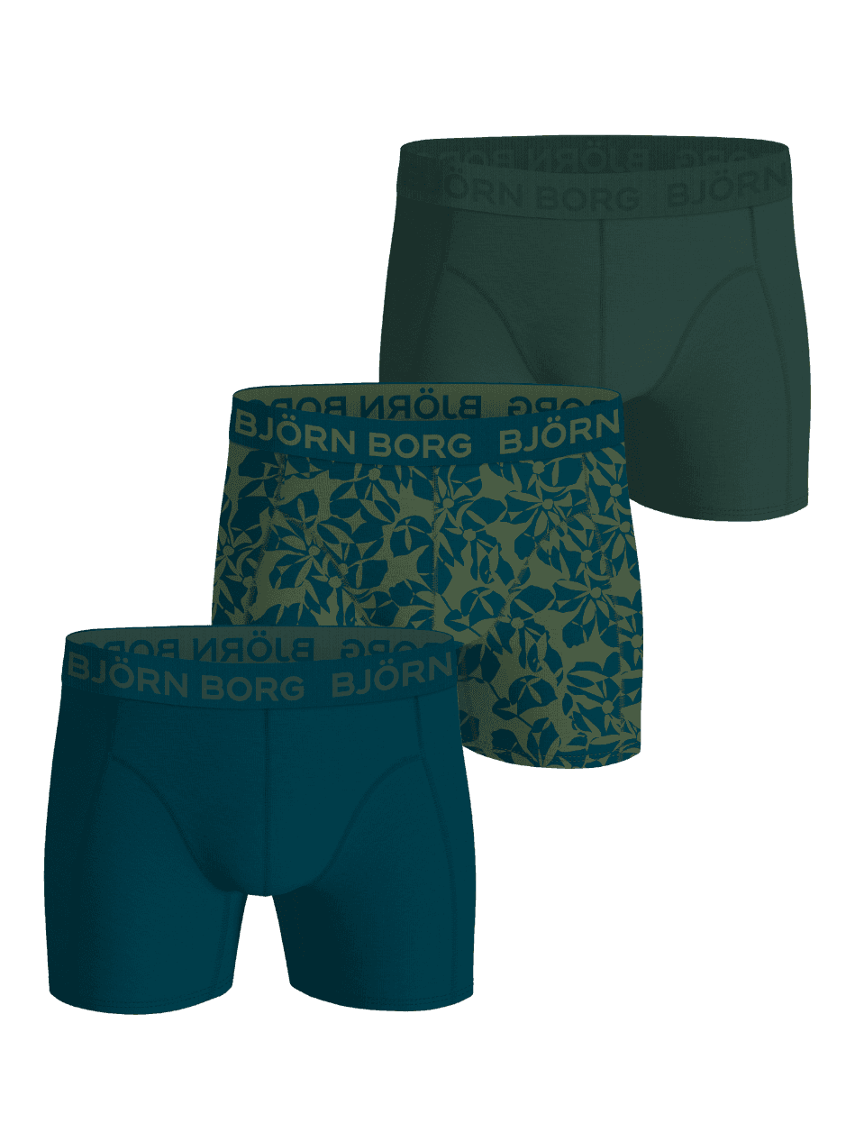 Björn Borg - Cotton Stretch Boxers 3-pack Multi Men - Image 1