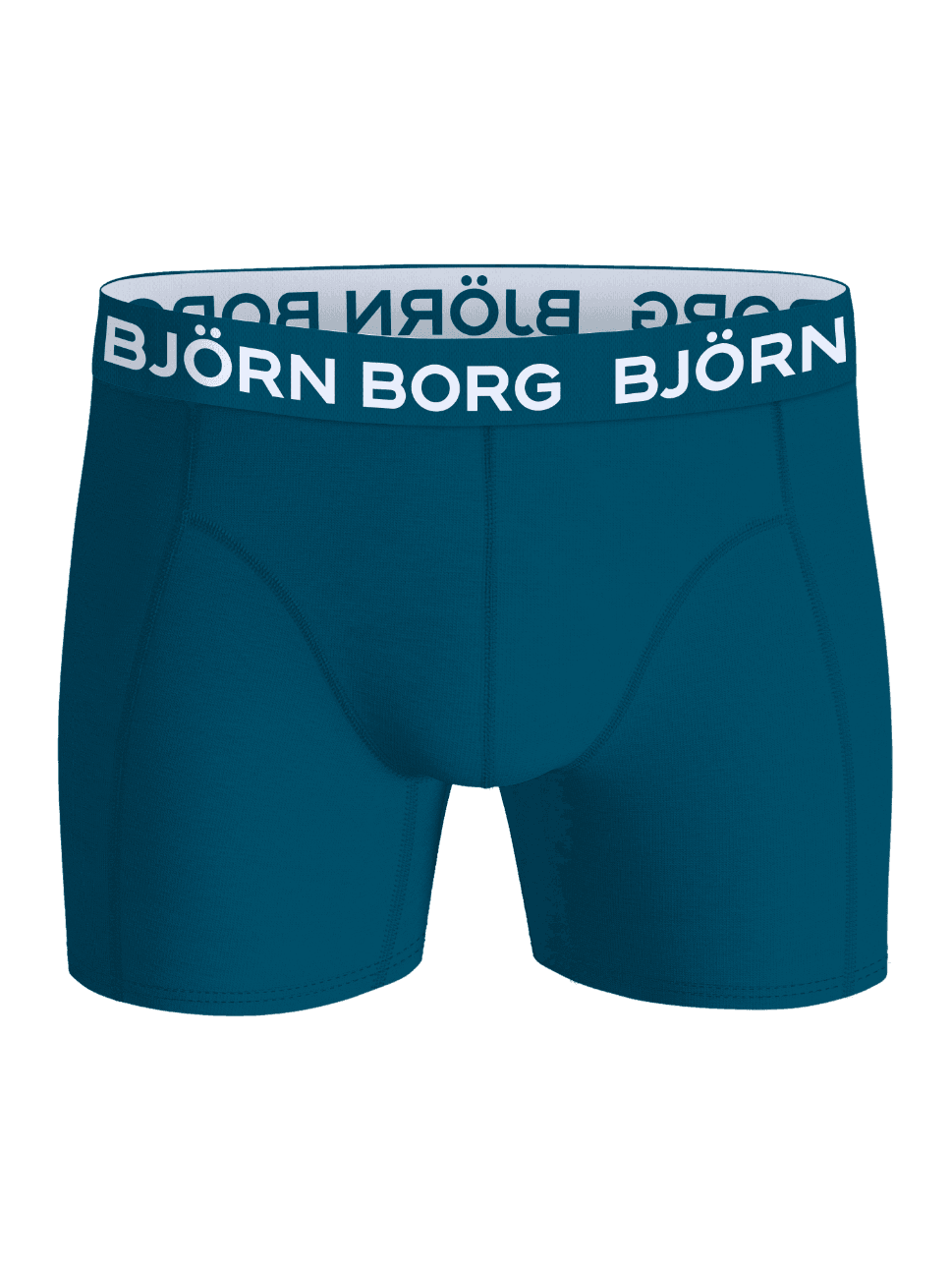 Cotton Stretch Boxers 7-pack i blå bomullsstretch med vit logotyp på ett mjukt resårband i mikrofiber. - Image 8