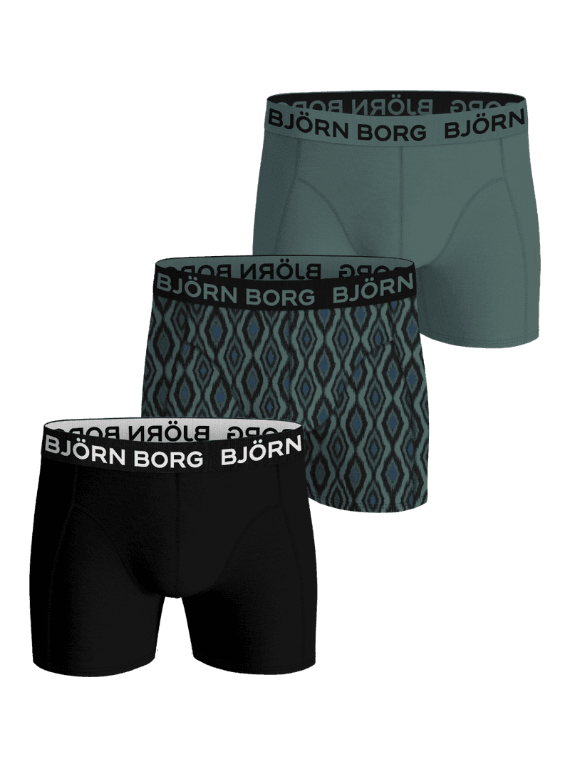 Bamboo Cotton Blend Boxers 3-pack