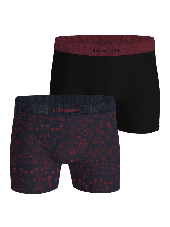 Björn Borg - Organic Cotton Stretch Boxers 2-pack Multicolore