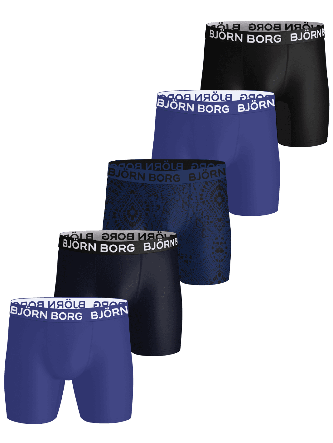 Björn Borg - Sports Microfiber Boxers 5-pack Multi Men - Image 1