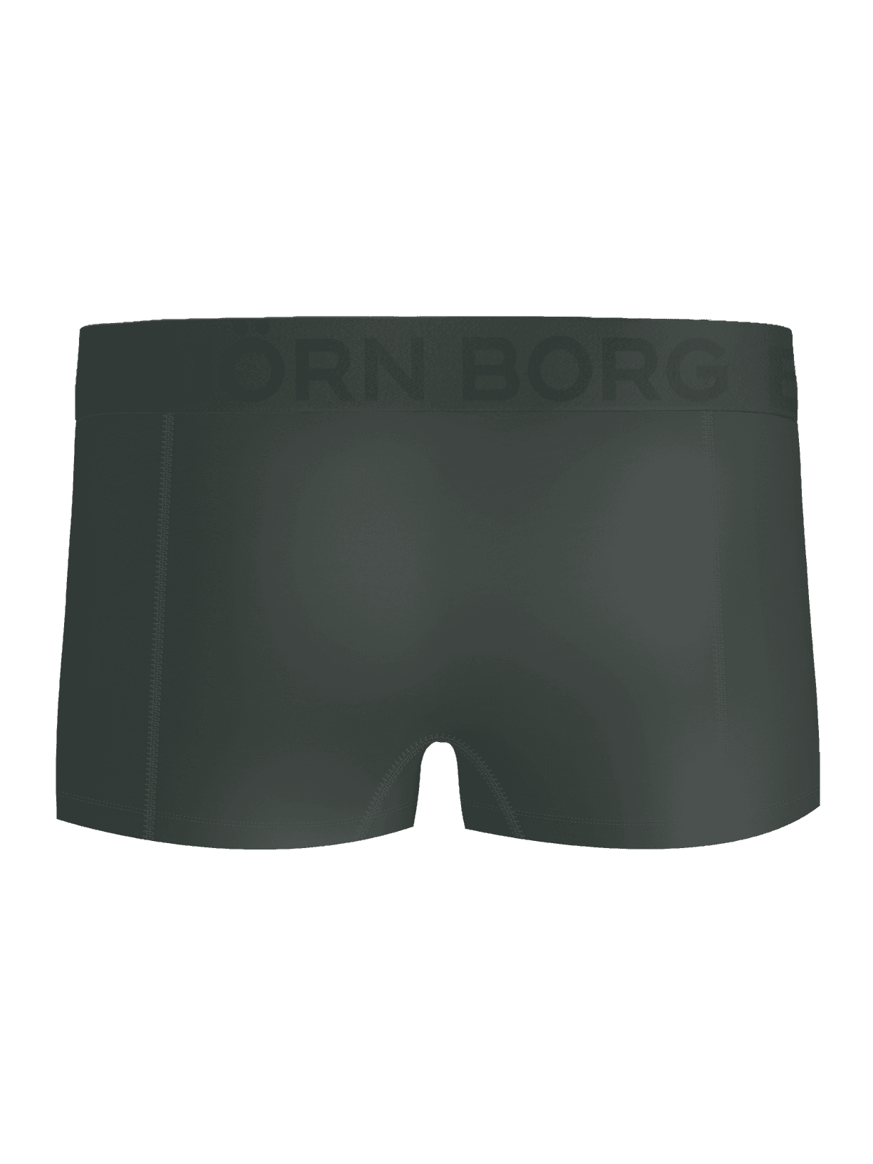 Back view of the green Sports Mesh Trunks 2-pack, featuring breathable performance mesh for training and comfort. - Image 3
