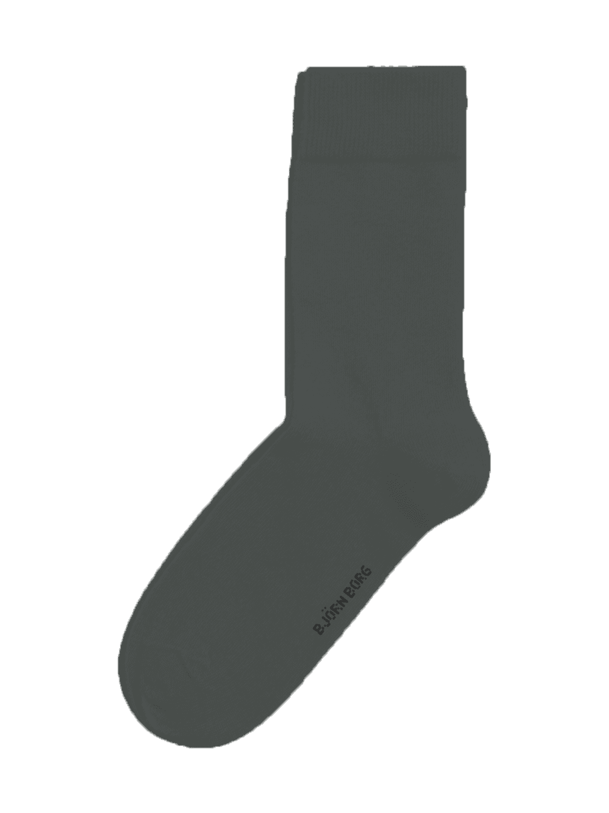 Green Essential Socks 10-pack ankle sock in a soft cotton blend with a ribbed cuff and black Björn Borg logo. - Image 4