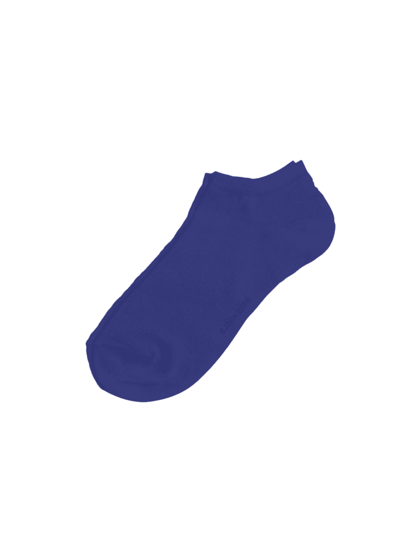 Blue Essential Ankle Socks 3-pack in a soft cotton blend featuring a black Björn Borg logo under the foot. - Image 4